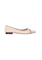 Ariri Beige Leather Ballerinas