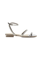 Aroeira Gold Leather Sandals – Crystal Straps