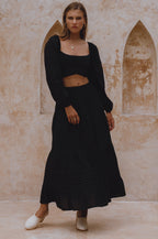 Mumbai Maxi Linen Skirt