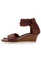 Magdalena Wooden Wedge Sandals