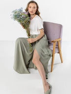 Long skirt model 225331 awama