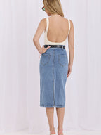 denim skirt model 228027 Factory Price