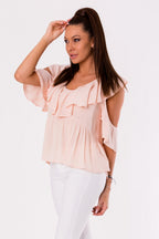 BLOUSE -POWDER PINK 48027-3